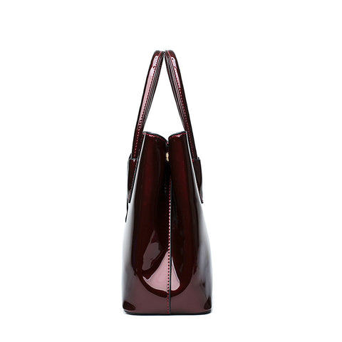 Patent leather bag